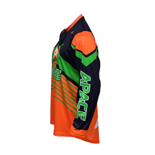 Motocross Orange Captain Jersey Apace