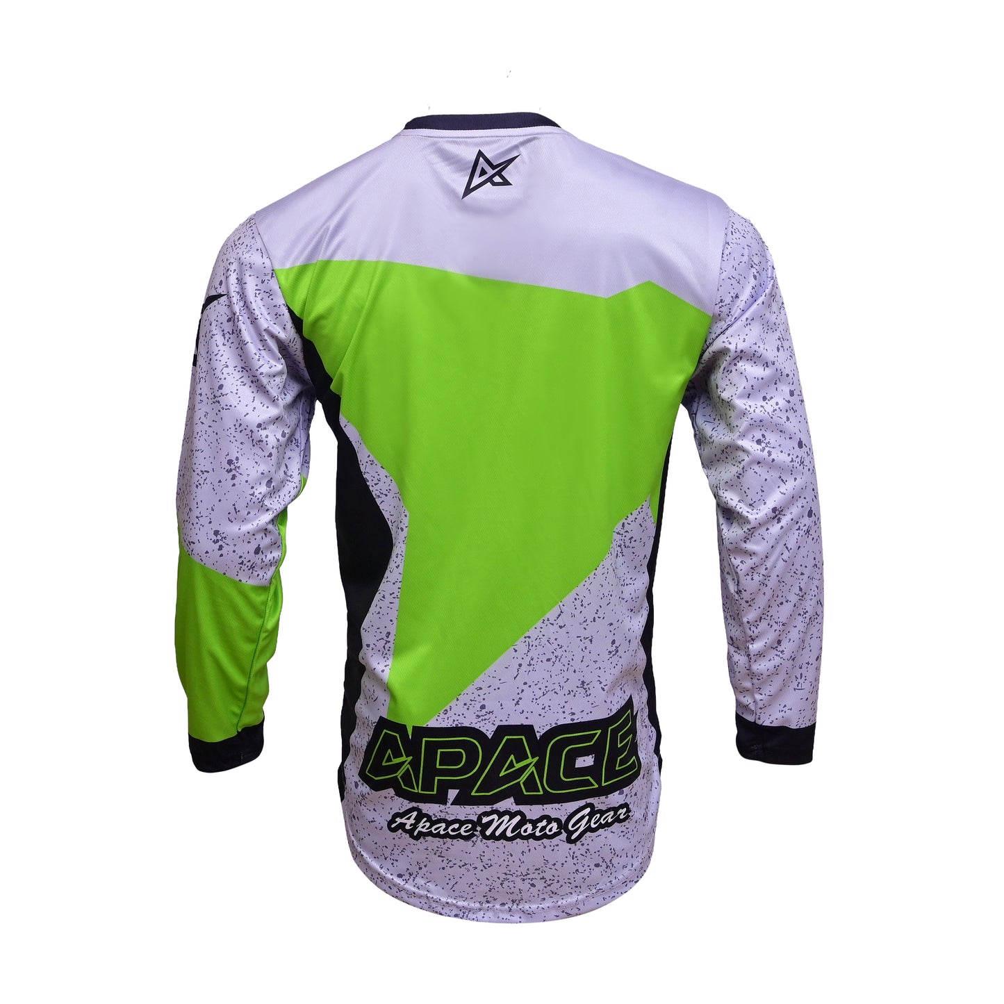 Motocross Gray Green Apace Jersey