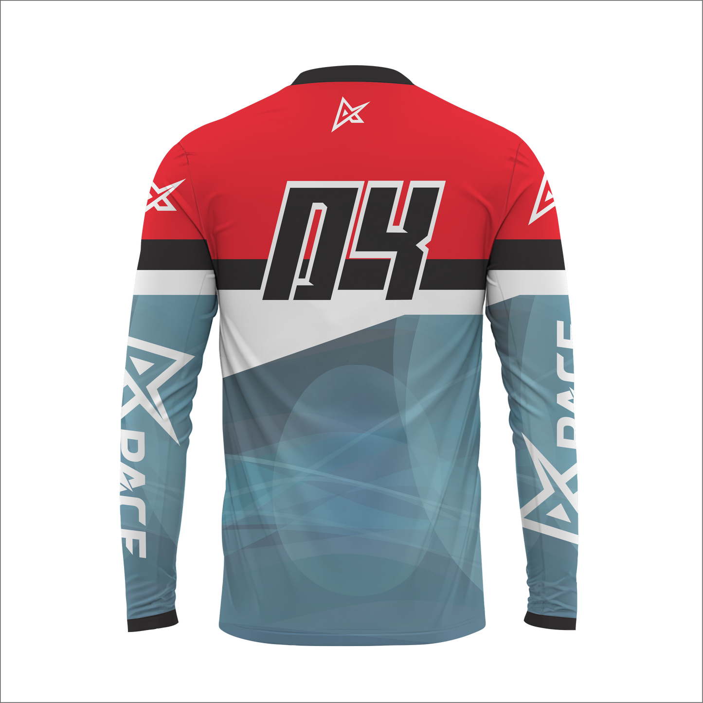 Motocross Red Gray R Pro Jersey