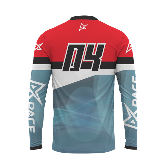 Motocross Red Gray R Pro Jersey