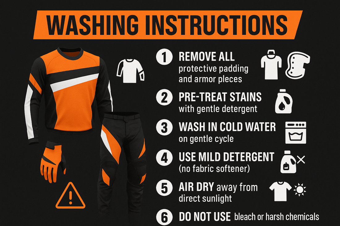 How to Wash and Care for Your Motocross Jersey