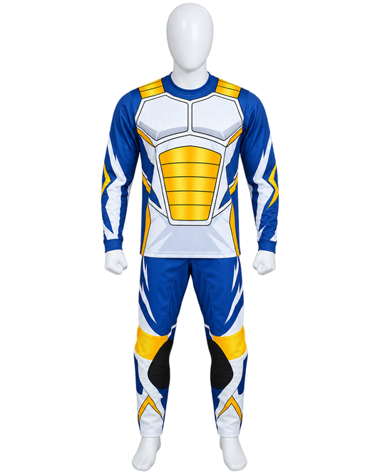 Adult Saiyan Prince Anime Motocross Set | APACE MX Gear