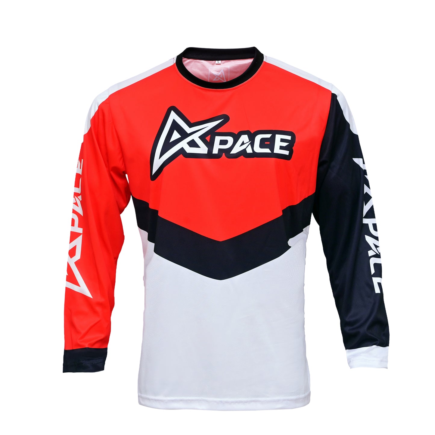 Motocross Red White Jersey Apace
