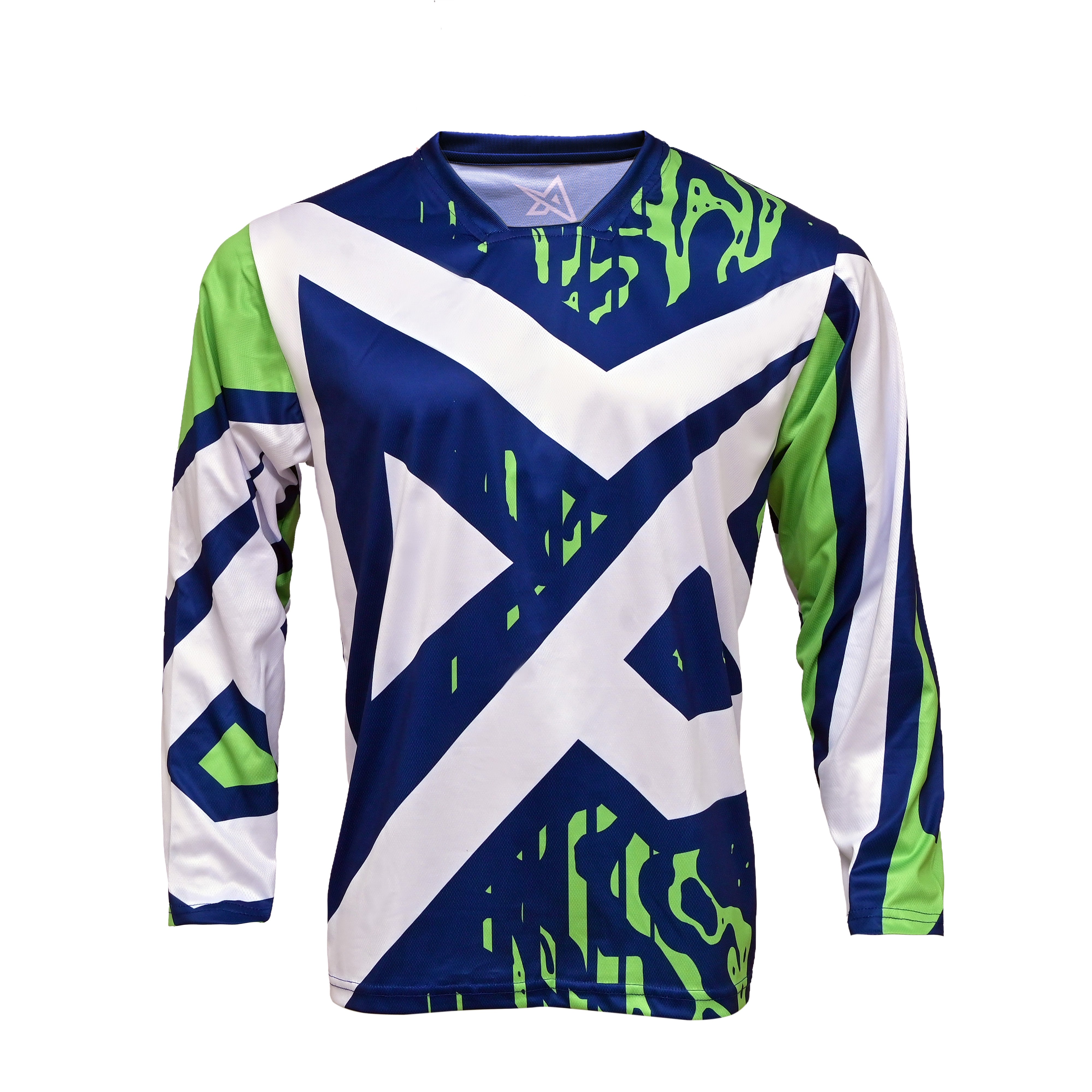 Motocross GB Green Fire Jersey Apace – Apace Moto Gear