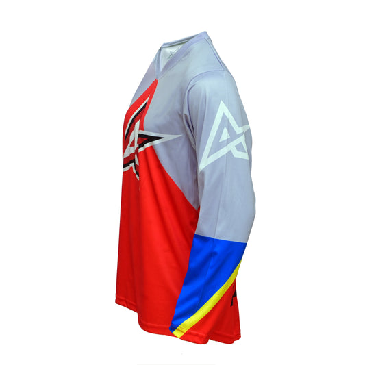 Motocross Red Captain Jersey Apace