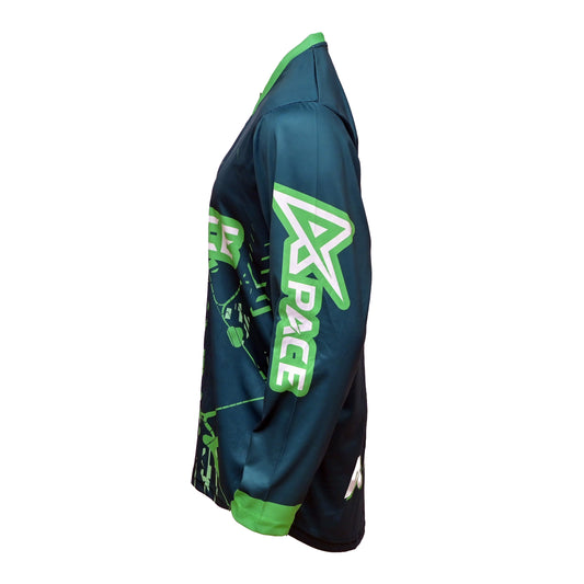 Motocross Green Sky Jersey Apace